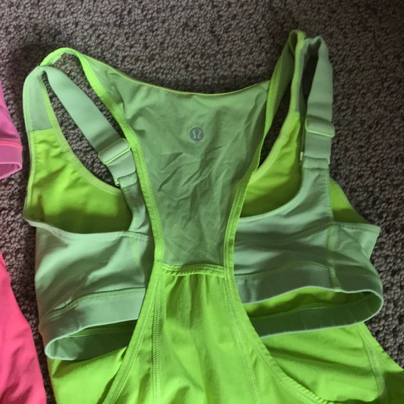 Lululemon flowy tanks with built in support - Picture 2 of 3